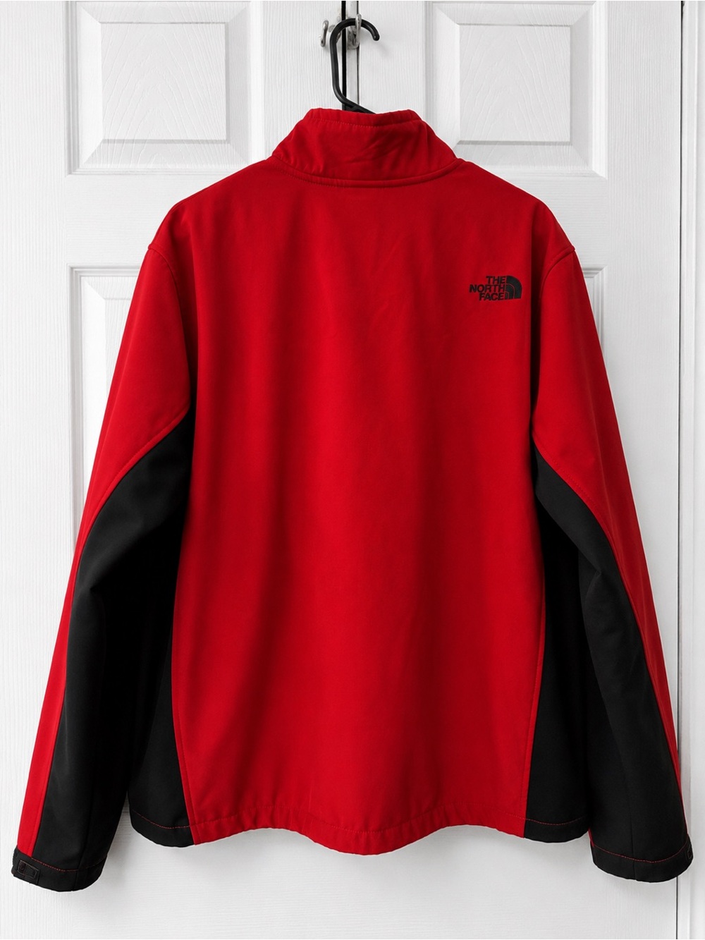 The North Face Red Black Fleece Lined Soft Shell Jacket - Picture 2 of 3